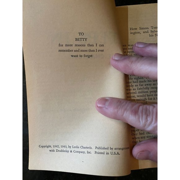 Leslie Charteris,  The Saint Steps In, 1943 - Picture 3 of 4